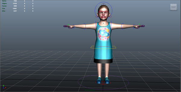 maya child female 01 - Child Female 01... by ignisfatuus